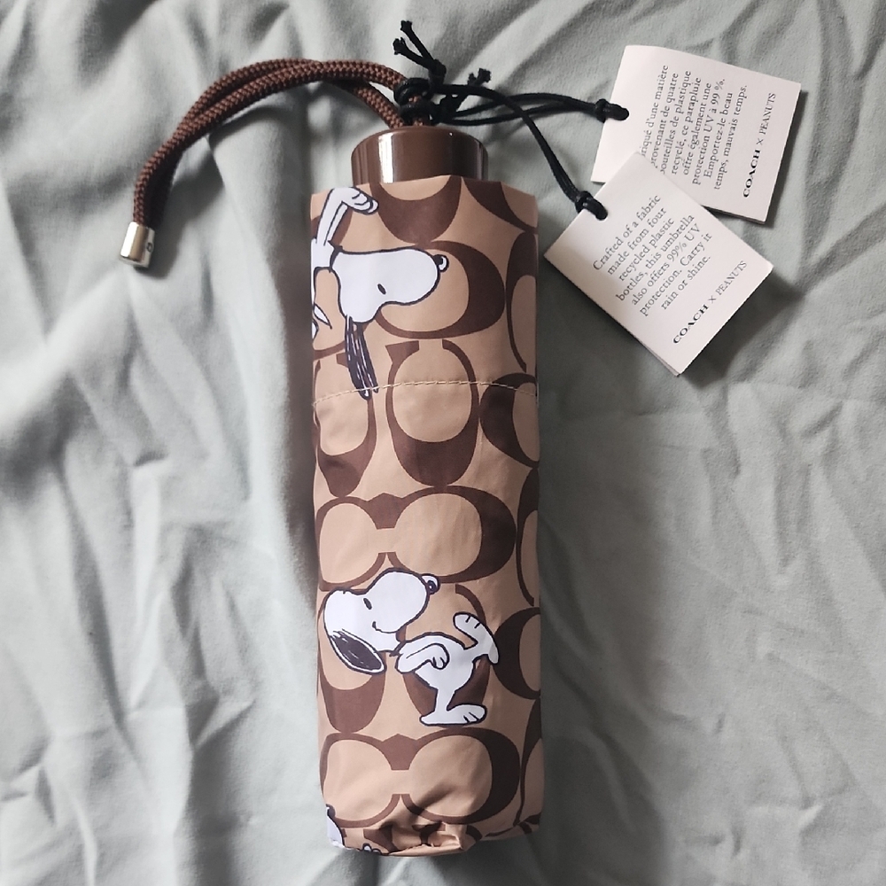 Coach Brown Snoopy Umbrella